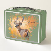Lunch Box Majestic Deer in a Field of Wildflowers (Dos)
