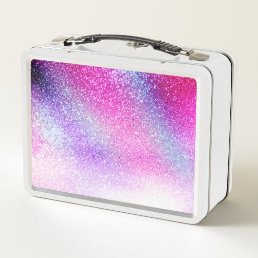 Lunch Box Majestic rose violet Nebula Galaxy Parties scintil (Dos)
