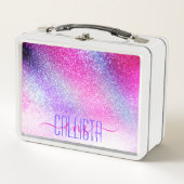 Lunch Box Majestic rose violet Nebula Galaxy Parties scintil (Devant)