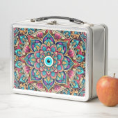 Lunch Box Mandala avec mauvais œil (En situation)