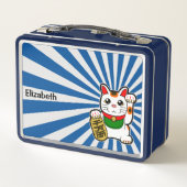 Lunch Box Maneki Neko : Lucky Cat japonais (Dos)