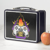 Lunch Box Manette de jeu Zone de jeu avec flammes (En situation)