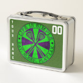 Lunch Box Mange Sommeil Jouer Lacrosse LAX Boîte à lunch (Dos)