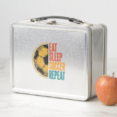 Lunch Box Manger Dormir Football Répéter Conception de Maill (En situation)