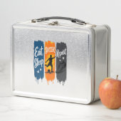 Lunch Box Manger Dormir Football Répéter Conception de Maill (En situation)