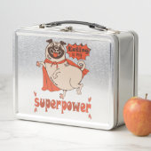 Lunch Box Manger est mon super-puissance rouge carlin style  (En situation)