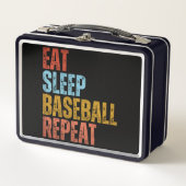 LUNCH BOX MANGER SOMMEIL BASEBALL RÉPÉTER (Devant)