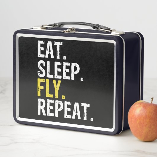 Lunch Box Mangez le sommeil Vol Répéter le cadeau du pilote (En situation)