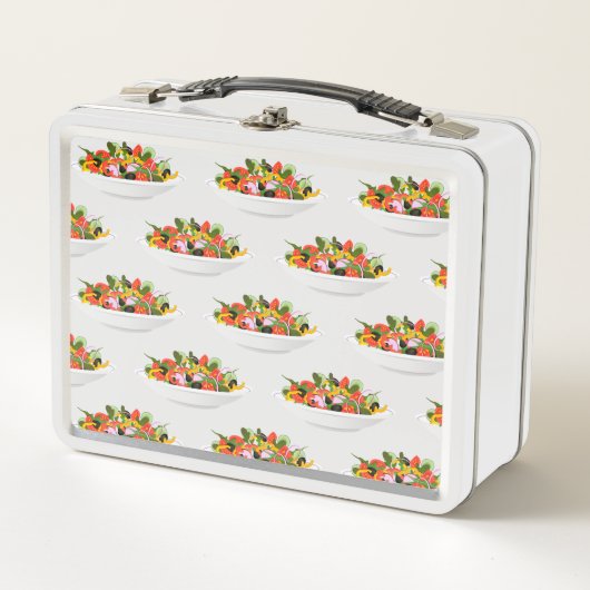 Lunch Box Mangez plus de plantes frais motivation salade let (Devant)