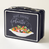 Lunch Box Mangez plus de plantes frais motivation salade let (Dos)