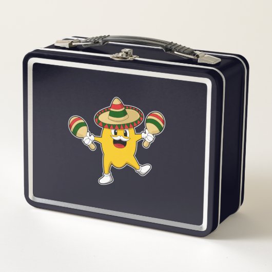 Lunch Box Mango comme musicien avec Maraca (Devant)