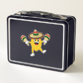 Lunch Box Mango en musicien avec Maraca (Dos)