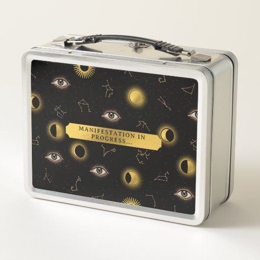 Lunch Box Manifestation Soleil céleste & Lune Zodiaque Oeil (Dos)