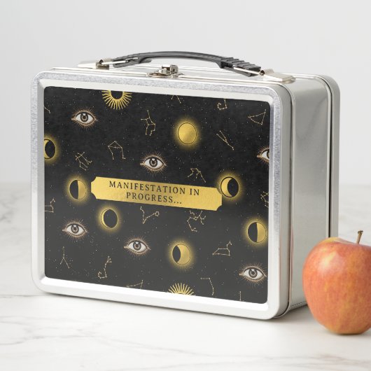 Lunch Box Manifestation Soleil céleste & Lune Zodiaque Oeil (En situation)