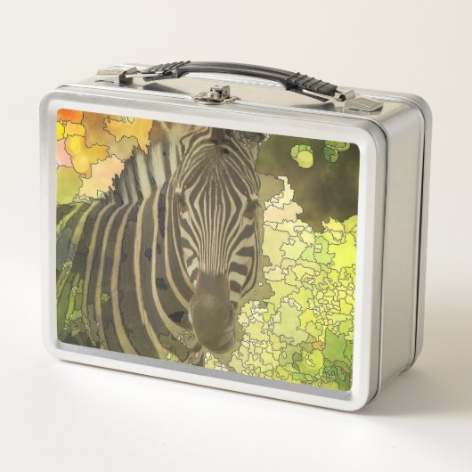 Lunch Box Mapified - Zebra (Devant)