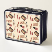 Lunch Box Maquillage Cosmétique Beauté Motif Cosmetologie (Dos)