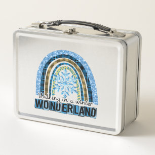 Lunch Box Marcher dans une Wonderland d'hiver   Blue Rainbow