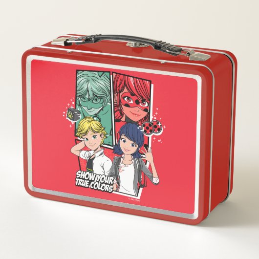Lunch Box Marinette comique miqueuse & Adrien Véritables Cou (Dos)