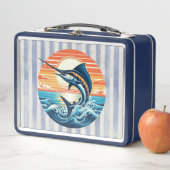 Lunch Box Marlin coucher de soleil côtier/nautique/plage per (En situation)