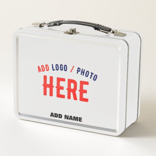 LUNCH BOX MARQUE BLANCHE MODERNE ET PERSONNALISABLE VÉRIFIÉE (Devant)