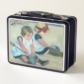 Lunch Box Mary Cassatt - Enfants jouant sur la plage (Dos)