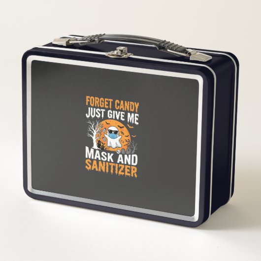 Lunch Box Masque et désinfectant Halloween Ghost Design_1 (Devant)