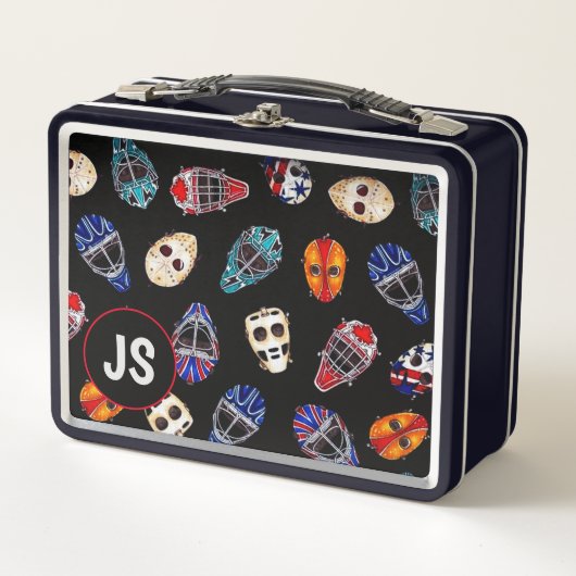 Lunch Box Masques de gardiens de hockey sur glace (Devant)