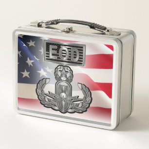 Lunch Box “Master Blaster” EOD avec drapeau américain