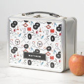 Lunch Box Mécanicien automobile Outils de l'automobile Enfan (En situation)