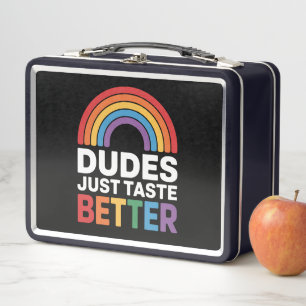 Lunch Box Mecs Ont Juste Meilleur Goût Drôle Gay Arc-en-ciel