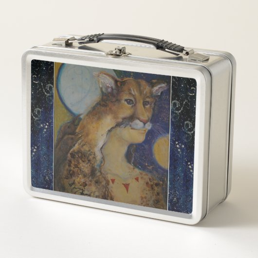 Lunch Box Médecine de chamane Léopard Maureen Girard Esprit  (Devant)