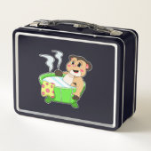 Lunch Box Meerkat à la baignade dans la baignoire (Dos)