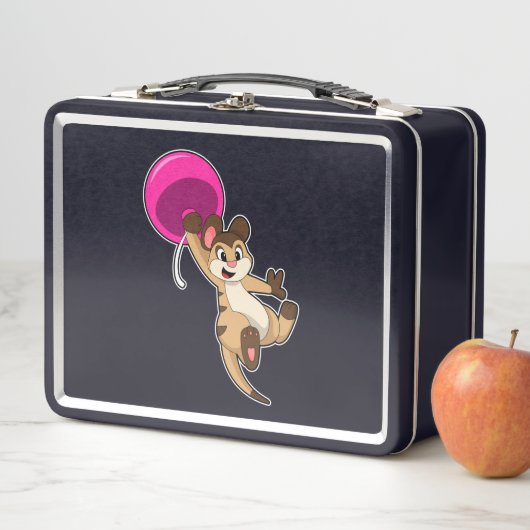 Lunch Box Meerkat avec ballon (En situation)