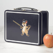 Lunch Box Meerkat avec Casquette et bâton de marche (En situation)