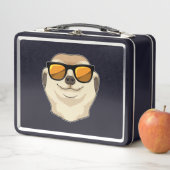 Lunch Box Meerkat avec lunettes de soleil (En situation)