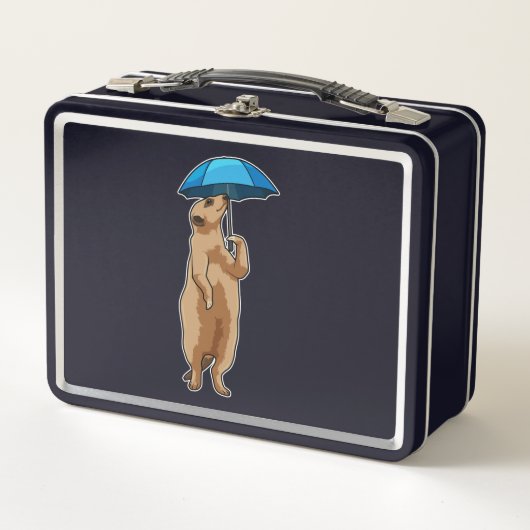Lunch Box Meerkat avec parapluie (Devant)