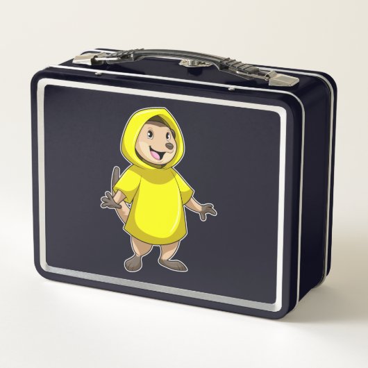Lunch Box Meerkat avec Raincoat (Dos)