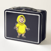 Lunch Box Meerkat avec Raincoat (Devant)