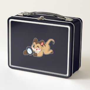 Lunch Box Meerkat avec verre grossissant