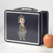 Lunch Box Meerkat comme étudiant avec diplôme (En situation)