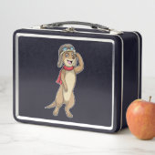 Lunch Box Meerkat comme pilote avec casquette pilote (En situation)