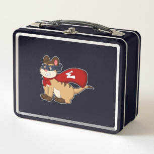 Lunch Box Meerkat en héros avec masque