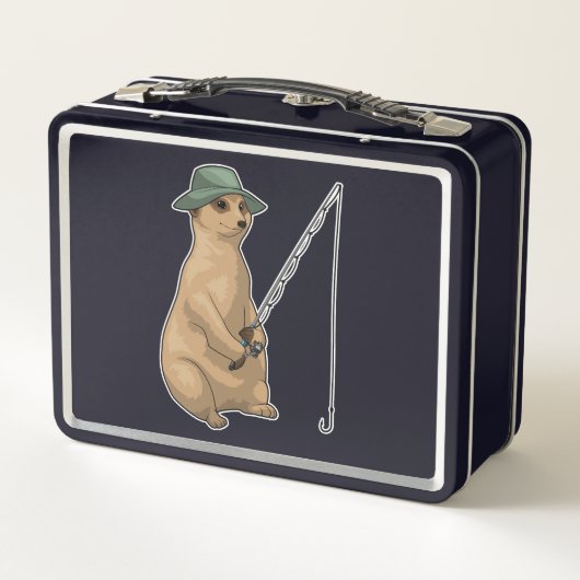 Lunch Box Meerkat Fishing Fisher (Dos)