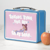 Lunch Box Megara - Taking Time For My Best Self Metal Lunch  (En situation)