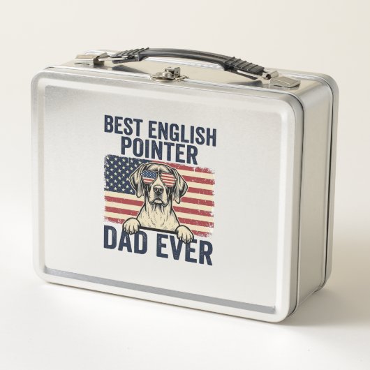 Lunch Box Meilleur Papa Pointer Anglais de tous les temps Ch (Devant)