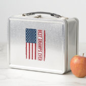 Lunch Box Meilleur Papi Patriote Drapeau Vector Design_1 (En situation)