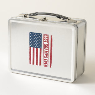 Lunch Box Meilleur Papi Patriote Drapeau Vector Design_1