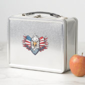 Lunch Box Meilleure collection de drapeaux américains (En situation)