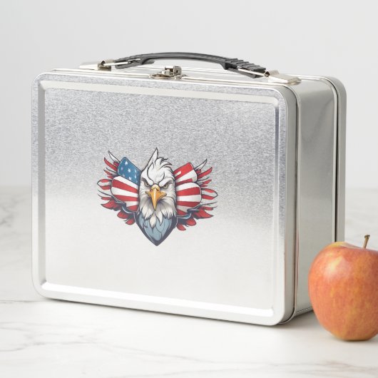 Lunch Box Meilleure collection de drapeaux américains (En situation)