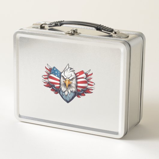 Lunch Box Meilleure collection de drapeaux américains (Devant)